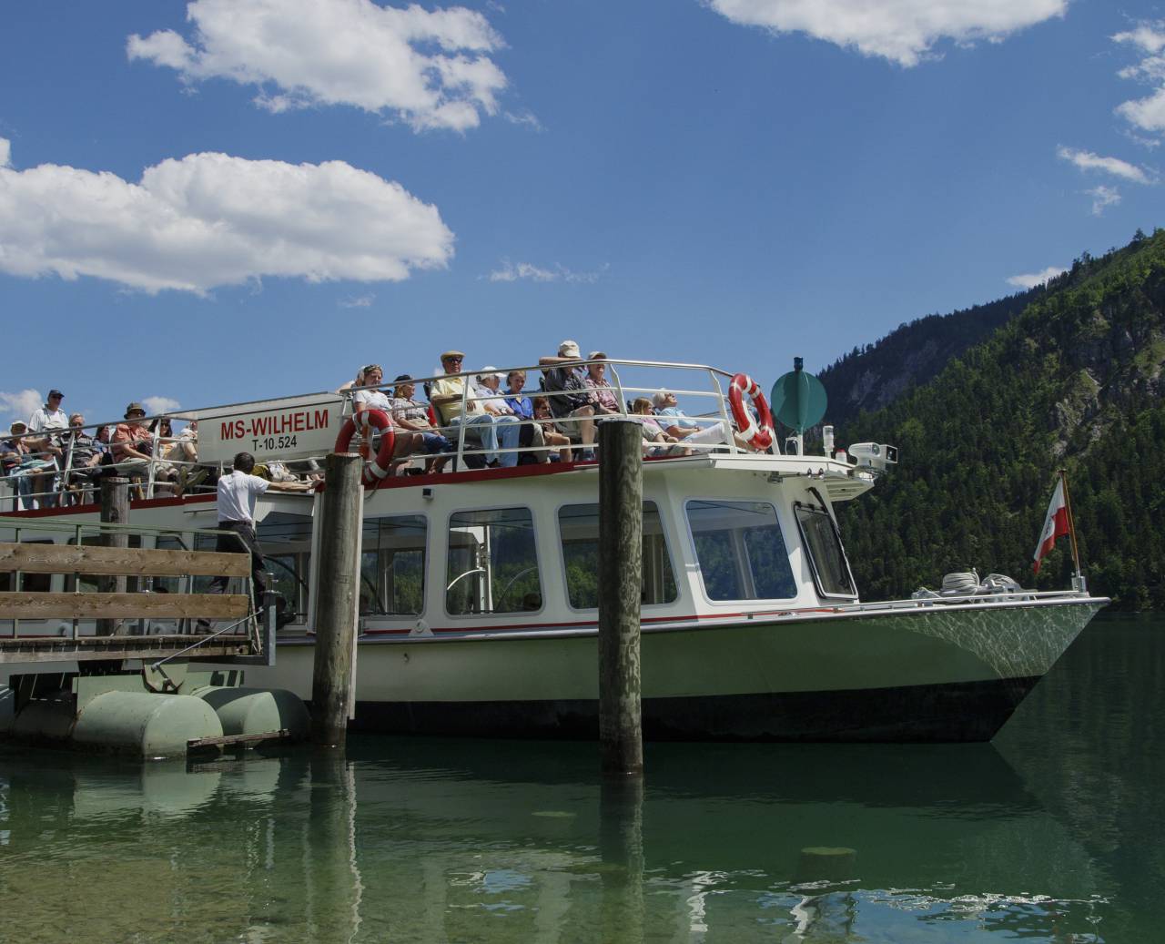 Boating on Lake Plansee