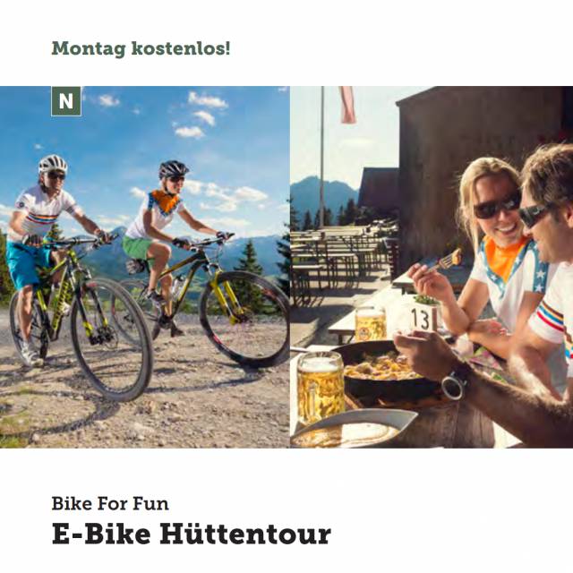 E-Bike HĂŒttentour mit Bike for fun