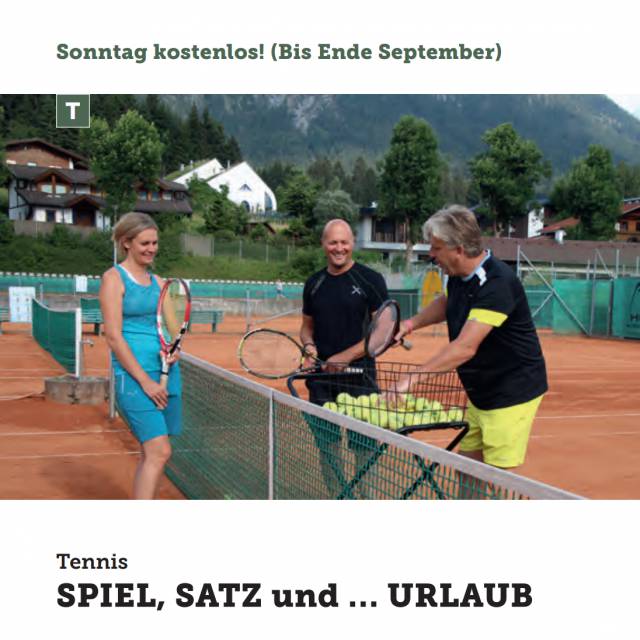 Tennis - Spiel - Satz - Urlaub!