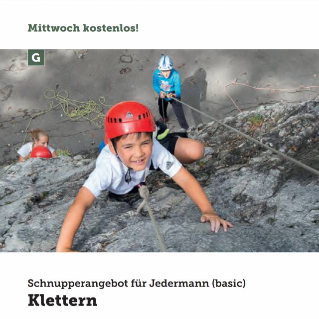 Klettern fĂŒr Jedermann (AnfĂ€nger)