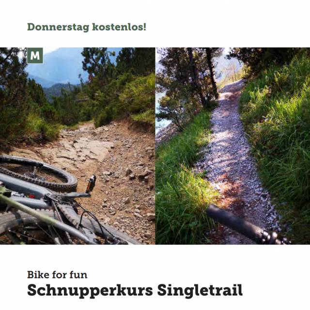 Schnupperkurs Singletrail mit Bike for fun