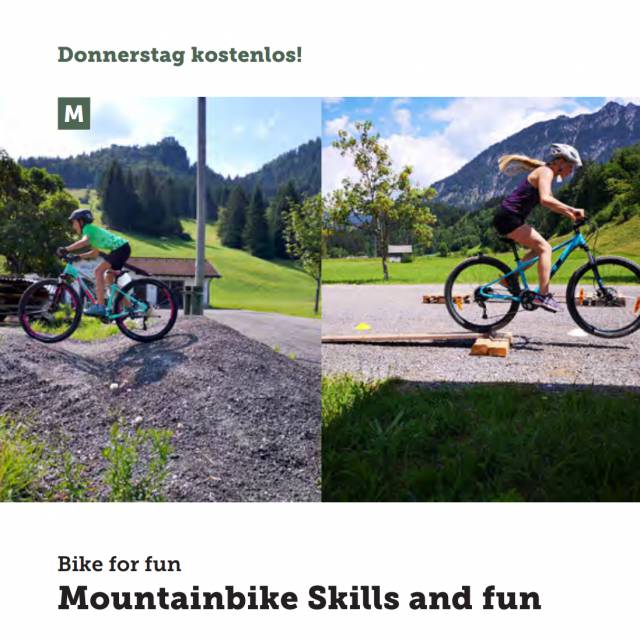 Mountainbike Skills and fun mit Bike for fun