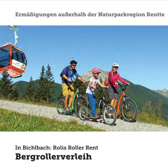 Bergrollerverleih in Bichlbach: Rolis Roller Rent