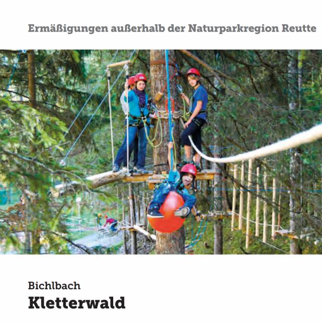Der Kletterwald in Bichlbach